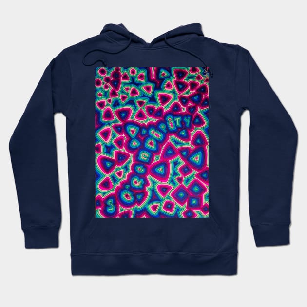 Serendipity Pinks & Teals Hoodie by sarahkathart90